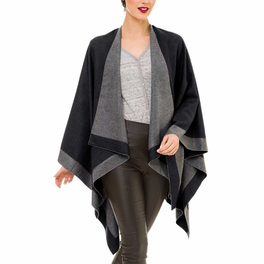 MELIFLUOS DESIGNED IN SPAIN.Cardigan Poncho Cape: Women Elegant, Shawl Wrap .